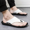 Casual College Men Footbed Slide Sandals Rome Flip Flop Beach Slipper Comfortable T-Strap Open Toe Slipper Shoes A50
