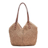 Hand-woven Women's Shoulder Handbag Bohemian 2021 Summer Straw Beach Tote Bag Travel Shopper Weaving Shopping Bags