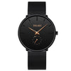 Minimalist Mens Fashion Casual Watches for Men Business Clock Male Stainless Steel Mesh Belt Simple Quartz Watch reloj hombre