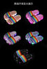 Children's Sandals for Girls Rainbow Straps Baby Slippers Kid's Summer Outdoor LED Flash lighted Slipper Luminous 1pairs/2pcs