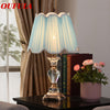 Crystal Table Lamps Desk Lights Luxury  Dimmer Modern Contemporary Fabric for Foyer Living Room Office Creative Bed Room Hotel