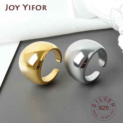 925 Sterling Silver New Simple Design Chain Twist Rings Ball Retro Distressed Opening Handmade Ring Fashion Fine Jewelry