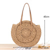 Handmade Bohemian 2021 Straw Handbags for Women Large Capacity Totes Bag Beach Travel Woven Top-Handle Summer Female Bags