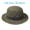 Summer Bucket Hats for Men Women Washed Cotton Panama Hat Fishing Hunting Cap Sun Protection Caps Outdoor Sun Hat
