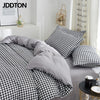 JDDTON Classical Simple Style Bedding Galaxy Sea Stripe Bed Linen Duvet Cover Set AB Side Bed Sheet Set Pillowcase Cover BE094
