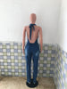 Backless Jeans Rompers Sexy Women Halter Bodycon Blue Denim Pencil Jumpsuit Overalls