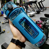 UZSPACE Sport Water Bottles Portable Gym Anti-fall Leak-proof Large Capacity Fitness Kettle Tritan Plastic Drink Bottle BPA Free