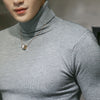 Men's Turtleneck Sweaters Black Sexy Brand Knitted Pullovers Men Solid Color Casual Male Sweater Autumn Knitwear