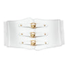 Super Wide Waist Belt for Women PU Leather Slimming Body Ladies Dress Belt Elastic White Black Corset Belt Female Waistband