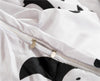 white panda cute bed linens Nordic style Bedding set Simple Duvet Cover Set Quilt cover Home textiles bedclothes queen king size