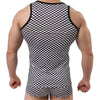 Mens Undershirts Breathable Sleeveless T-shirts Slim Fitness Tank Tops Vest Mens Clothes Set Underwear Boxer Shorts Sportwear