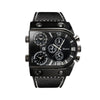 New Sport Gold Steel Watches Men Super Big Large Dial Male Quartz Clock Decorative Compass Luxury Men's Wrist Watch