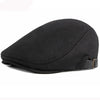 HT2888 Berets Men High Quality Autumn Winter Wool Hat Striped Ivy Newsboy Flat Cap Artist Painter Hat Male Adjustable Beret Cap