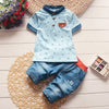 Summer Baby Boy Clothes Suits Gentleman Style Infant Clothing Sets T- Shirt+Shorts 2Pcs Casual Jogging Suit Toddler Outfits 2020