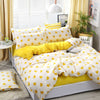 Classic Black White Grid Bedding Set Fashion Polka Dot Double Bed Linens Cover Set Quilt Pillowcase Shinging Star Pattern