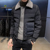 Men's  Jacket new style men's fashion casual high-end Slim brand thick down cotton coats S-5XL