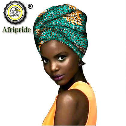 African fashion head scarf print wax cotton women african clothing Bazin Rich headwear A18H001