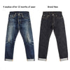 Red Tornado Slim Fit Men's Jeans 16oz Selvage Denim Pants Blue Onewash
