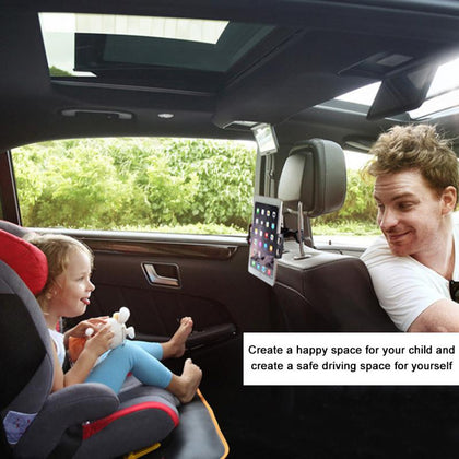Universal Car Phone Holder Car Seat Back Bracket Car Tablet Bracket Headrest Bracket For 4-11 Inch Phone Tablet Car Accessories