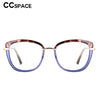 53041 Cat Eye Anti Blue Light Optical Glasses Frames Spring Leg Women TR90 Fashion Computer Eyeglasses