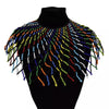Multicolor South African Resin Beaded Necklace Bib Statement India Zulu Ethnic Tribal Egyptian Jewelry For Women Wedding Gifts