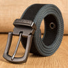 Military Tactical Belt Men Canvas Belts for Jeans Male Casual Metal Pin Detachable Buckle Straps Belt ceintures 140 150 160 cm