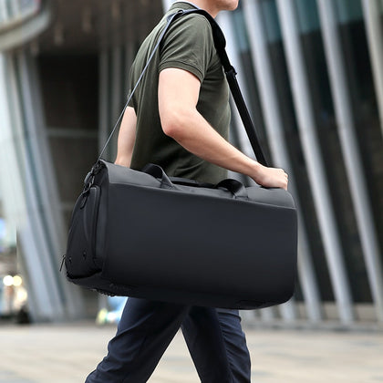 FRN New Men Multi-Function Large Capacity Travel Bag Suit Garment Luggage Bag
