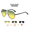 LIOUMO Pilot Sunglasses Polarized Men Photochromic Day Night Driving Glasses Women Chameleon Goggle UV400 lentes de sol hombre