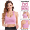 SEXYWG Sports Top Yoga Bra Shockproof Running Bras Women Push Up Brassiere BH Sportswear Fitness Shirt Crop Underwear Sport Vest