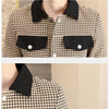 Men's spring leisure plaid short Jackets/Male slim fit Fashion lapel Coats Plus size S-3XL