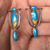 SexeMara Indian Tribal Stylish Natural Dangle Drop Earrings Resin Stone Boho Ethnic Vintage Hanging Earrings 2019 for Women - Surprise store