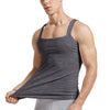 Mens Cotton Undershirt Sleeveless Shirt Compression Underwear Breathable Man Tank Camiseta Masculina Plus Size Singlet Vest 5257