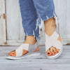 Summer Comfy Slip On Women Sandals Elastic Textile Splicing Sandals Casual Beach Shoes For Woman Classics Non-slip Lightweight