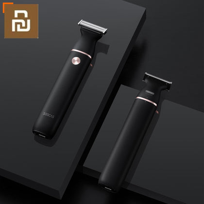 Original Xiaomi Electric Razor Small T-Blade Black Three-way blade for fast shaving Dry and wet double shaving fast charge