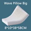 Natural-Latex Pillow Orthopedic Cervical Massage Bed Pillow Release Pressure Sleeping Pillows for Bedroom with Pillowcase