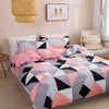 Home Bedding Duvet Cover Set Simple Style Urban Striped Square Gmiley Quilt Cover + Pillowcase Sets Full/Twin/Queen/King Size