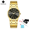 2021 WWOOR Fashion Diamond Men Watches Top Brand Luxury Gold Black Quartz Wristwatch Waterproof Automatic Date Relogio Masculino