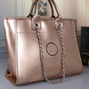 Women's Patent Leather/Canvas High Capacity Shoulder Crossbody Bag Fashion Paris France Brand Tote Bag Shopping Hand Bags