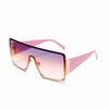 Fashion Oversized Frame Sunglasses Female 2020 Brand Designer Gradient Color Sunglasses Trend Men's Accessories Sunglasses UV400 - Surprise store