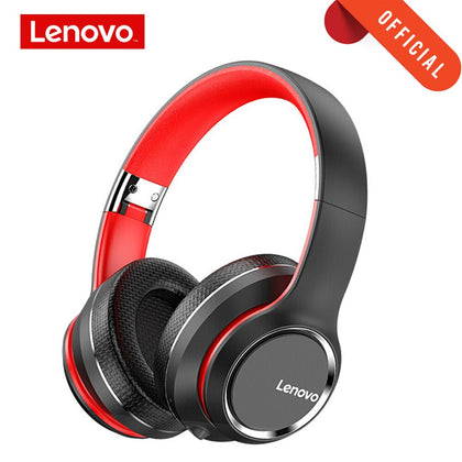 Lenovo Headphone Wireless Bluetooth 5.0 Headset Intelligent Noise Reduction  Bass with Mic