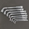 6-13mm L Type Socket Wrench Set Double Head Outer Hexagon wrench Hand Tool Set Chrome Vanadium Steel 8pcs