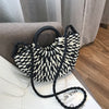 Women Handbag Summer Beach Bag Rattan Woven Handmade Knitted Straw Large Capacity Totes Leather Women's Shoulder Bag Bohemia New