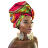 National Decorative Scarf Shawls Women African Head Wrap African Traditional Fashion Printed Ankara Cotton Headscarf