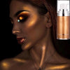 4 color bronze pearl white pearlescent fluorescent liquid highlighter spray illuminates the face and body to brighten highlights