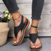 New Women Summer Shoe 2022 Platform Non-slip Sandals Women Closed Toe Wedge Sandals Ladies Light Casual Shoes Large Size