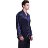 Mens Silk Satin Pajamas Set Pyjamas Set PJS Sleepwear Set Loungewear U.S,S,M,L,XL,XXL,3XL , 4XL