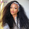 Unice Hair Velvet Headband Wig 8-26Inch Mongolian Kinky Curly Wig 100% Natural Human Hair Glueless Headband Wig