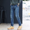 Male Pants Jeans Autumn Denim Jeans Streetwear Classic Trousers Jeans For Mens Slim Fit Designer Casual Skinny Straight MOOWNUC