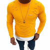 NaranjaSabor 2020 New Men's Autumn Spring Sweatshirt Solid Fashion Casual Slim Shirts Mens Brand Clothing Male Long Sleeve N547