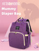 Multifunctional Portable USB Folding Diaper Bag Baby Travel Large Backpack Baby Bed Diaper Changing Table For Outdoors